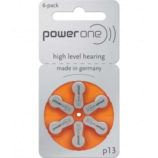 PowerOne ACCU Plus P13 Hearing Aid Battery